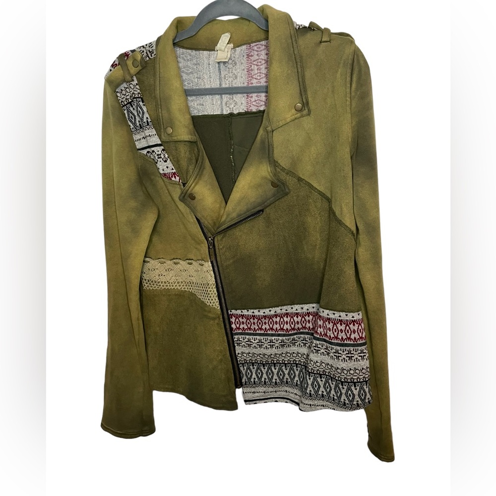 Gimmicks by BKE Moto Jacket Size L Large